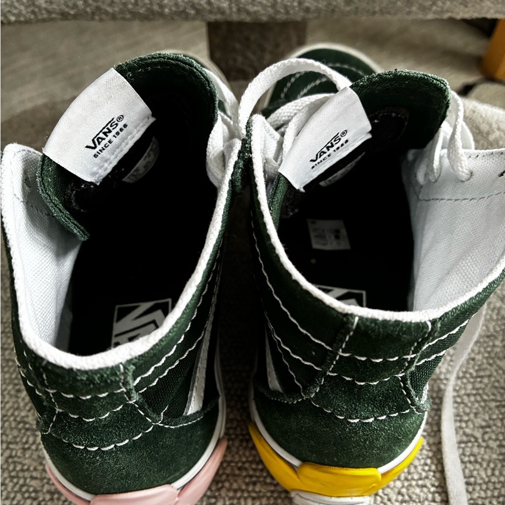 Vans Sk8-Hi Tapered Stackform OSF floral platform sneakers, size 5.5 - Picture 10 of 13